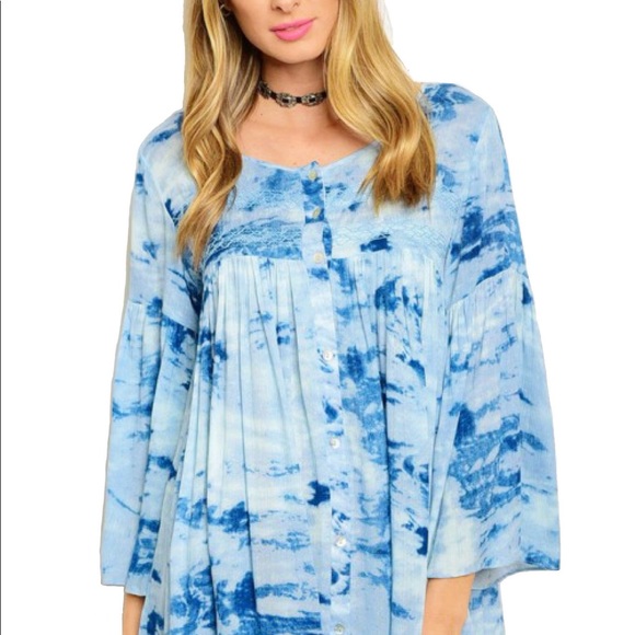 DONATION SALE (small only)  • Long Sleeve Tie Dye - Picture 7 of 8